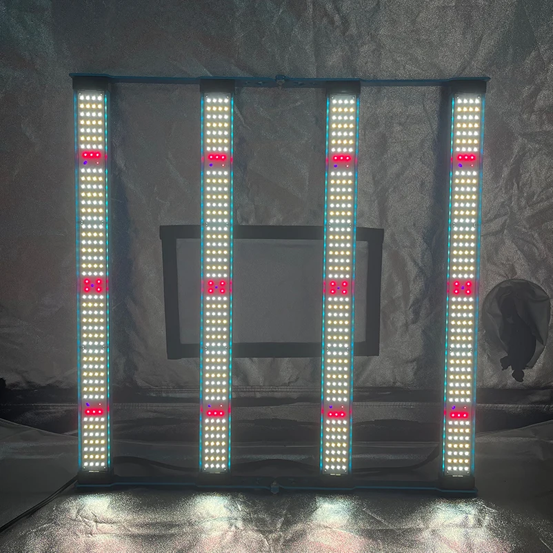 KingBrite P55 320W Samsung LM301H EVO+Osr (660nm+730nm)+LG UV Grow Bar Full Spectrum LED Grow Lamp Light For 3x3ft / 1x1m Tent