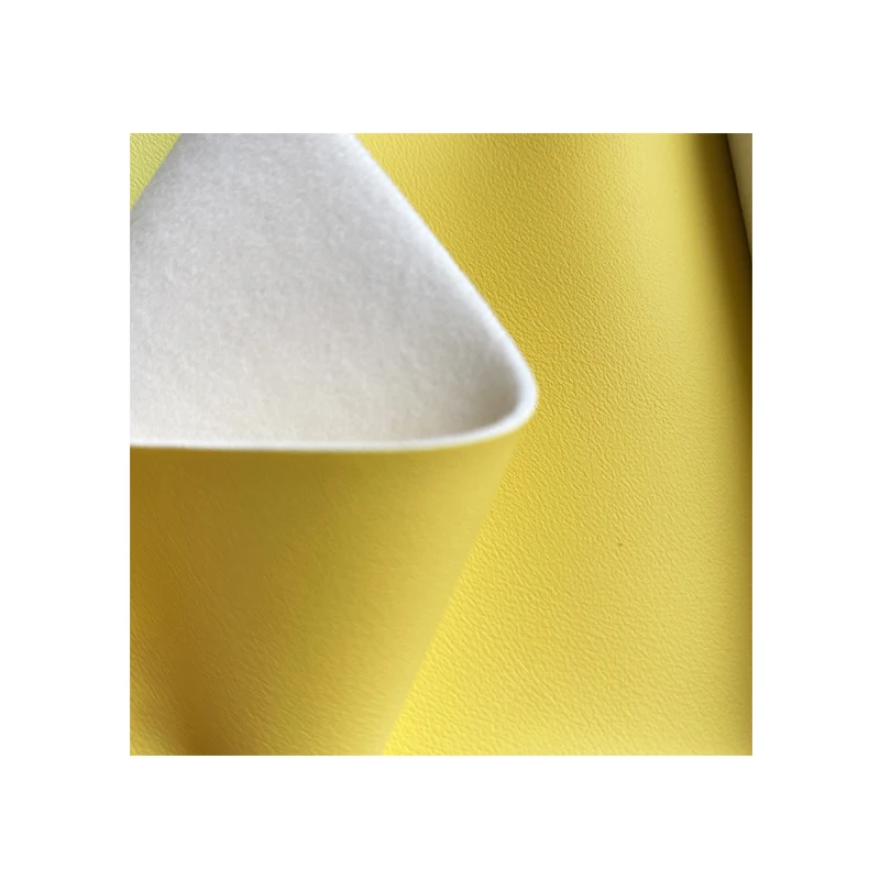 Eco Plain fabric solvent free silicone stain resistance PU faux leather for sofa chair furniture upholstery Baby mat