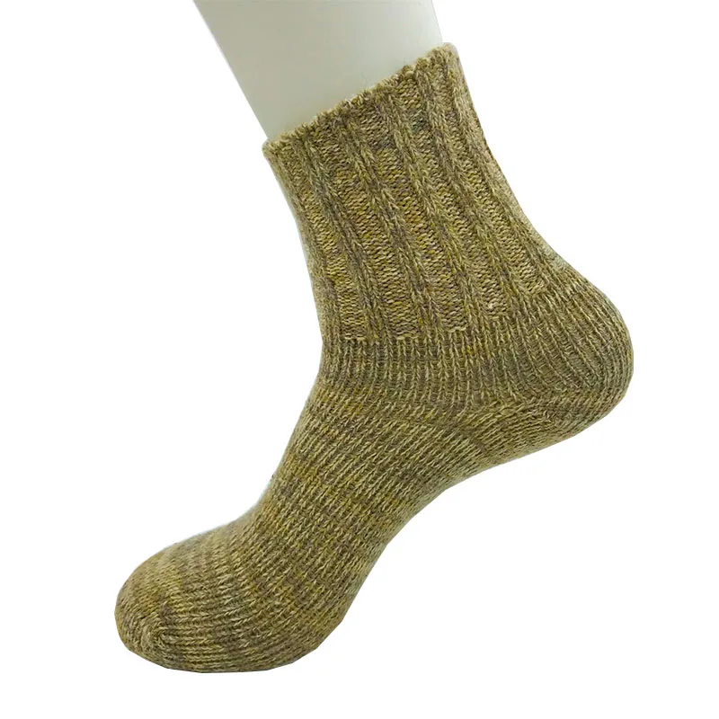 Winter Fuzzy Casual Warm Natural Woolen Alpaca Wool Peru Alpaca Socks