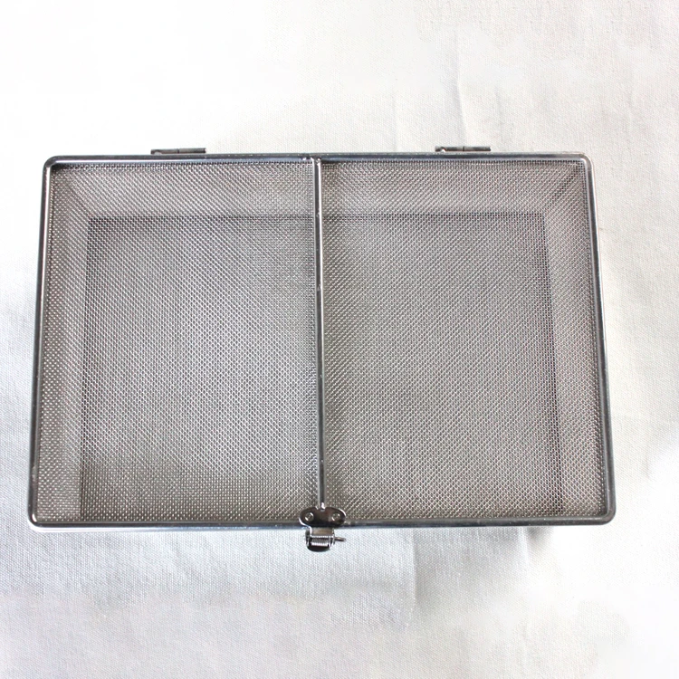 wholesale high quality stainless steel wire mesh  hospital medical storage disinfection baskets