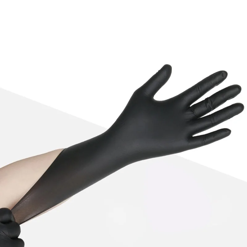 Auto detailing automobile industrial shop 100% nitrile garage car repair use chemical proof gloves