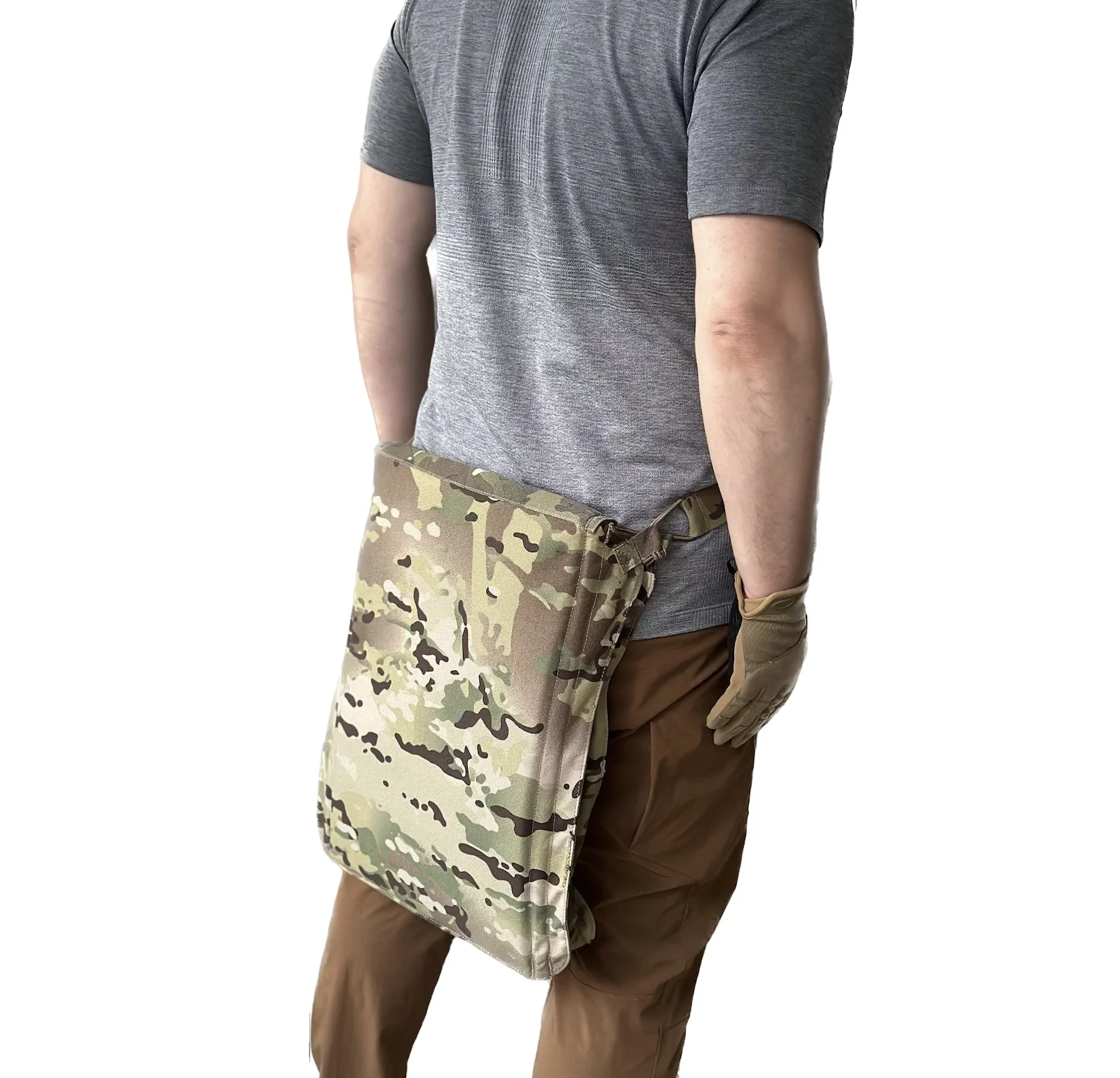 Gray Dot Tactical Mat Full Protection Two Sizes Soft Plates Protection Outdoor Mat