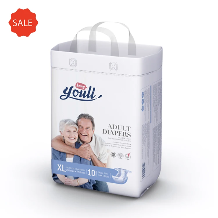 
Cheapest Price Soft Breathable Embroidered Disposable Senior Abdl Adult Diaper 