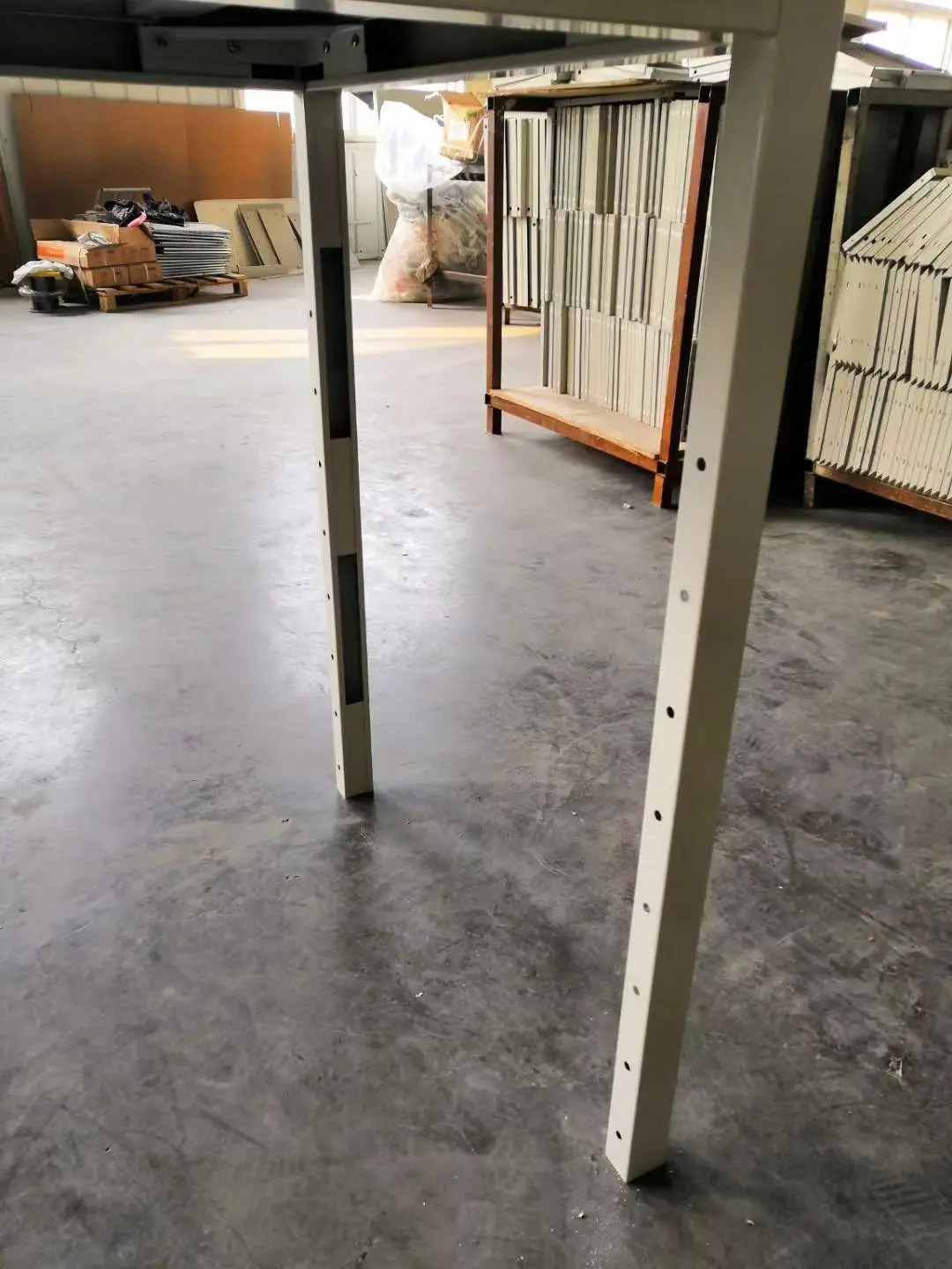 Underground parking lot car storage cabinet over bonnet storage unit