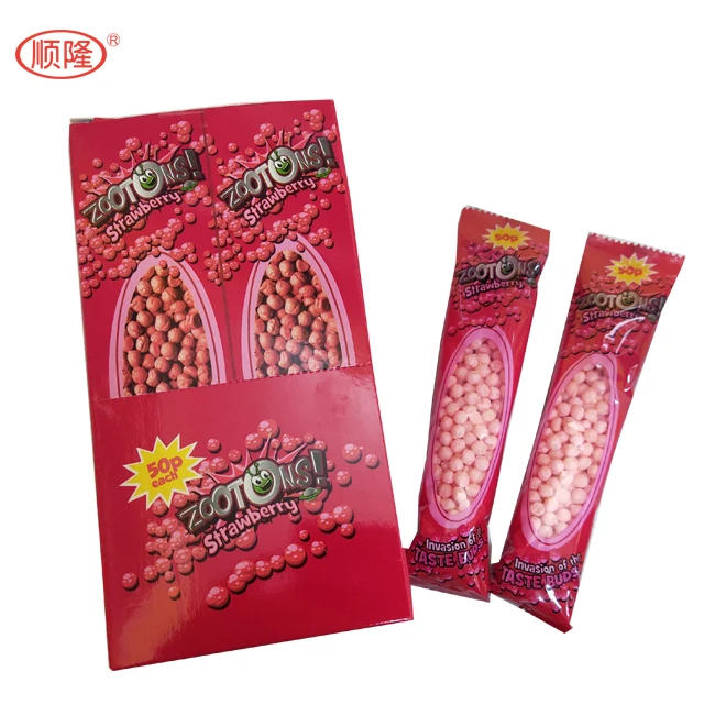 HALAL fruit strawberry  flavor Mini Chewy candy