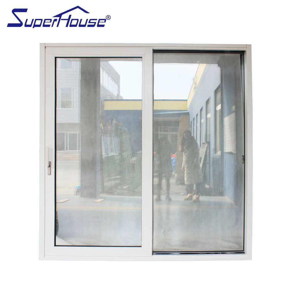 Wholesale Price Aluminium Glass Sliding Window USA Standard Double Glazing Aluminium windows and Door