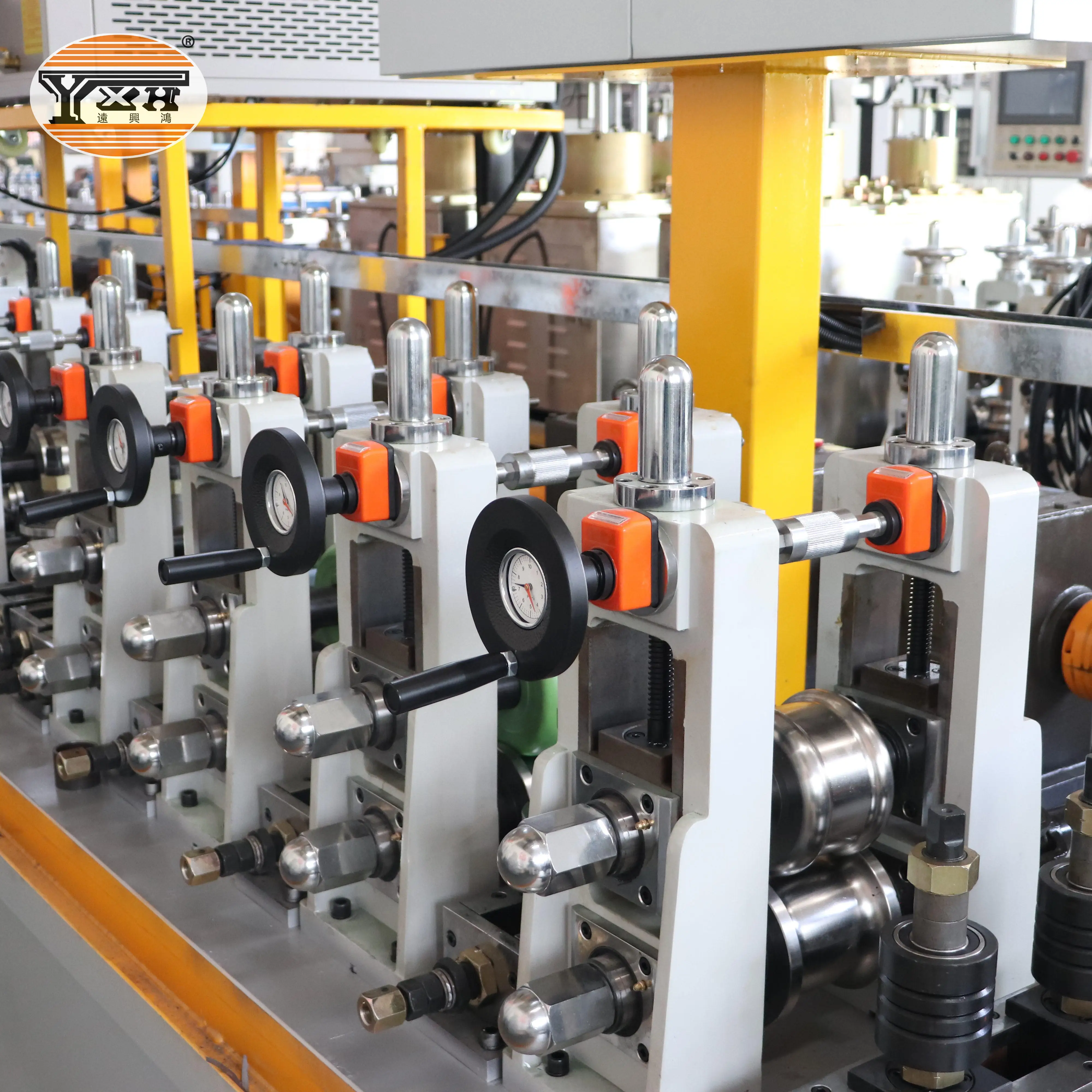 Furniture Stainless Steel Pipe Making Machine For Round / Square / Rectangle / Oval Pipe