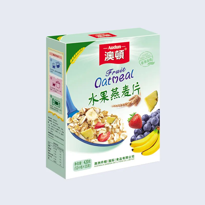 
High Quality Hot sale Instant Oatmeal Breakfast Cereal Manufacturers Fruit Oatmeal for Snacks 
