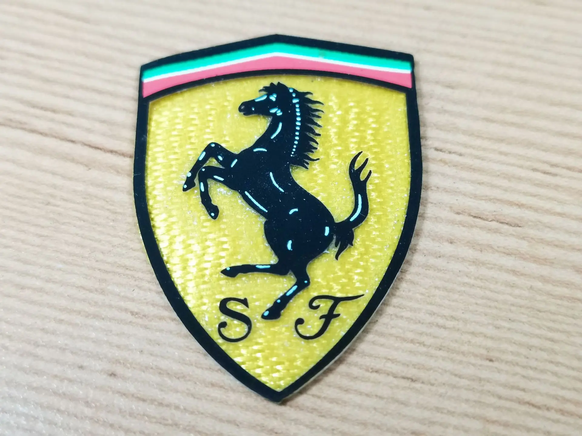 Art.TBT2103201B Gold Color Hot Press on  Tatami Fabric For Printed Patches on sports wear Glacier Fabric