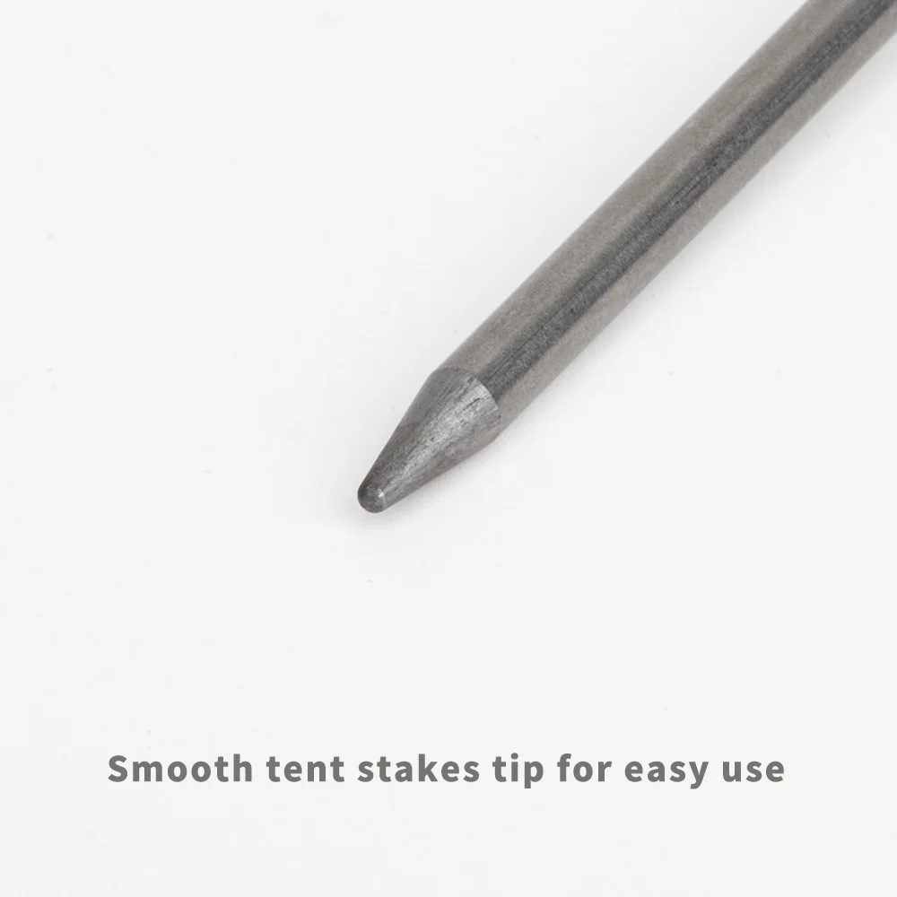 TiTo 3.0*165mm Ultralight Titanium Alloy Camping Tent Pegs With Hooks Garden Stakes Ground Nail Camping Guyline Awning Canopy