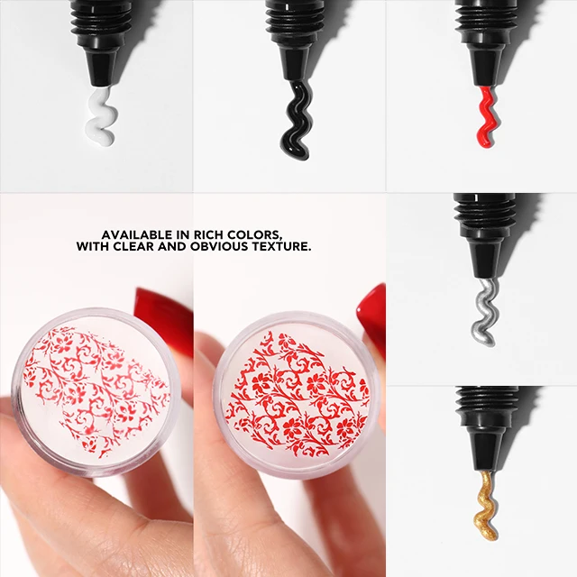 Hot Selling Uv Gel Polish Nail Printer Oil Fluorescent Printing Glue Painting Art Uv Lamp Curing Gel Nail Polish