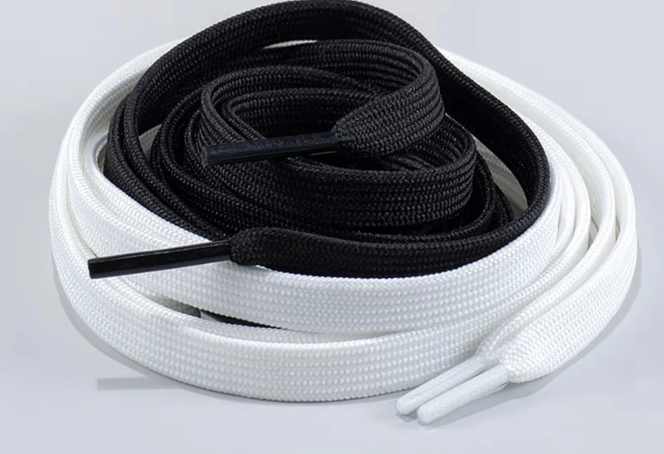 High Quality Custom Polyester Wax/Nowaxed Figure Skating Shoelaces