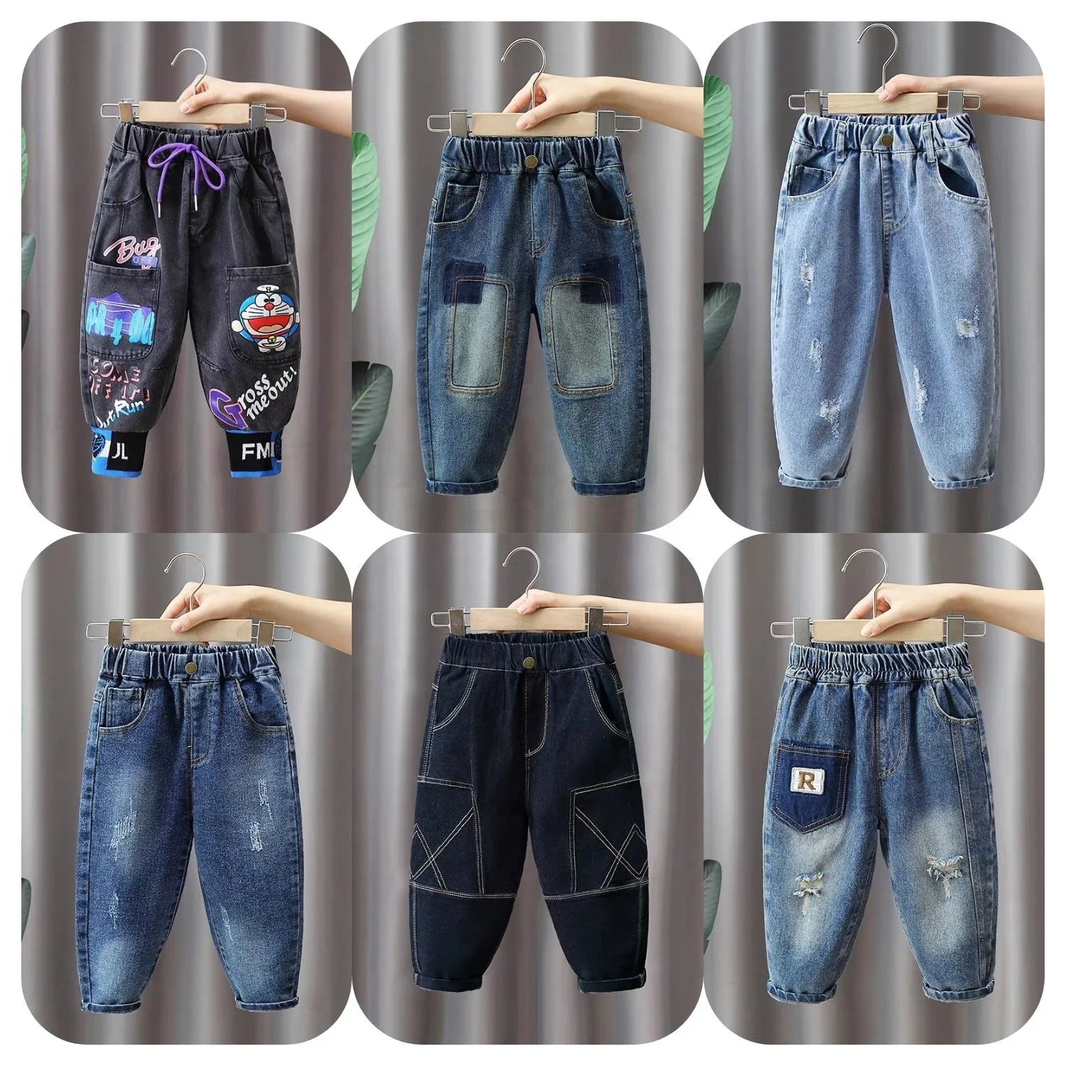 5-15 Year Child Clothing Fashion Baggy Denim Kids Boy Pants Trsousers Kids Boy Jean For Boys Children