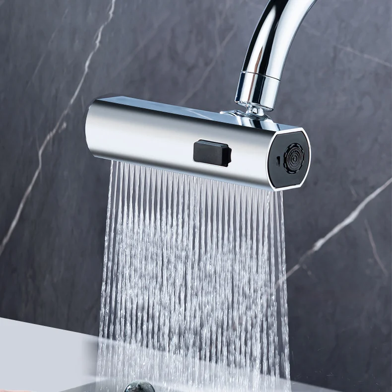 Waterfall Faucet Extension Adapter Sprayer Head Filter Diffuser Water Saving Nozzle Tap Connector Mixers Faucet Accessory