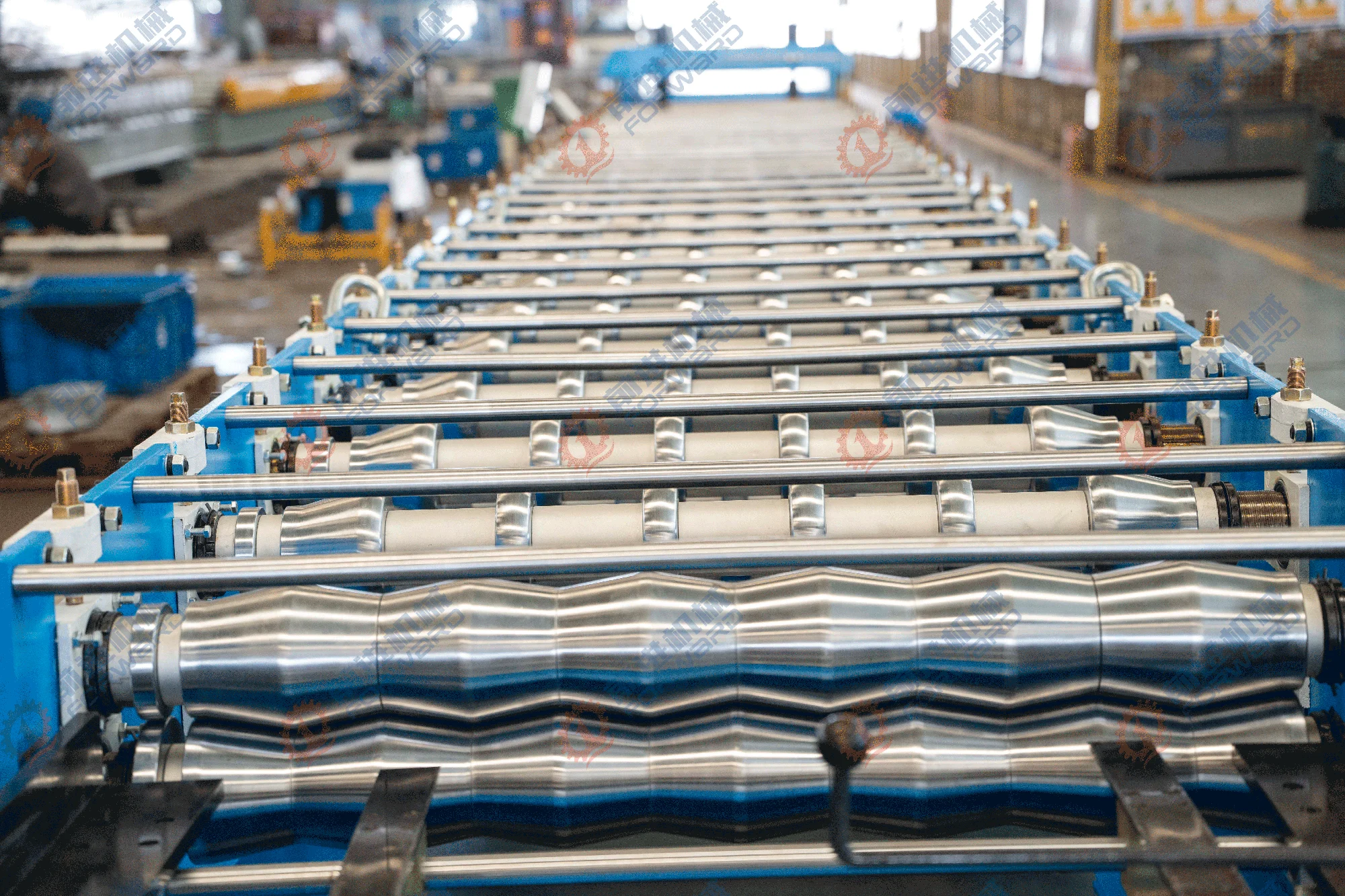 FORWARD High Speed Galvanized Corrugated Roofing Sheet Roll Forming Machine