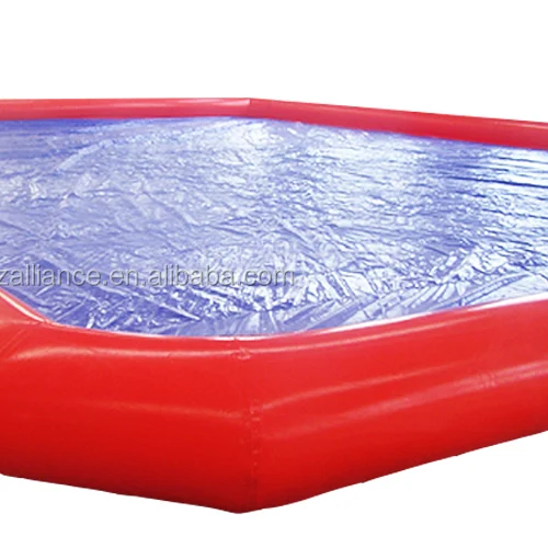 customized size inflatable swimming pool 10x10m big  pool for kids and adult