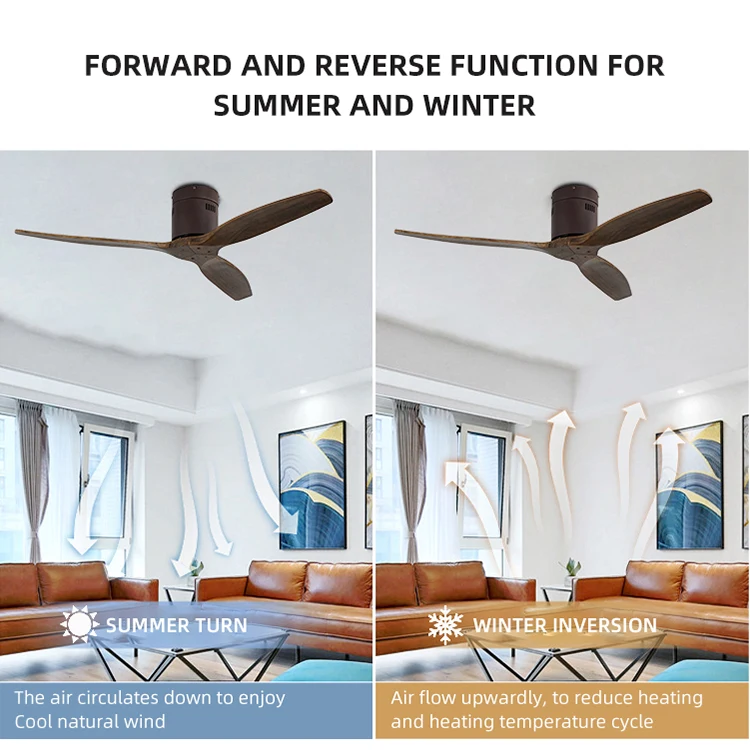 Energy Saving Modern Nordic Fancy Wood Wooden Blade 110v Dc Motor Decorative Ceiling Fan