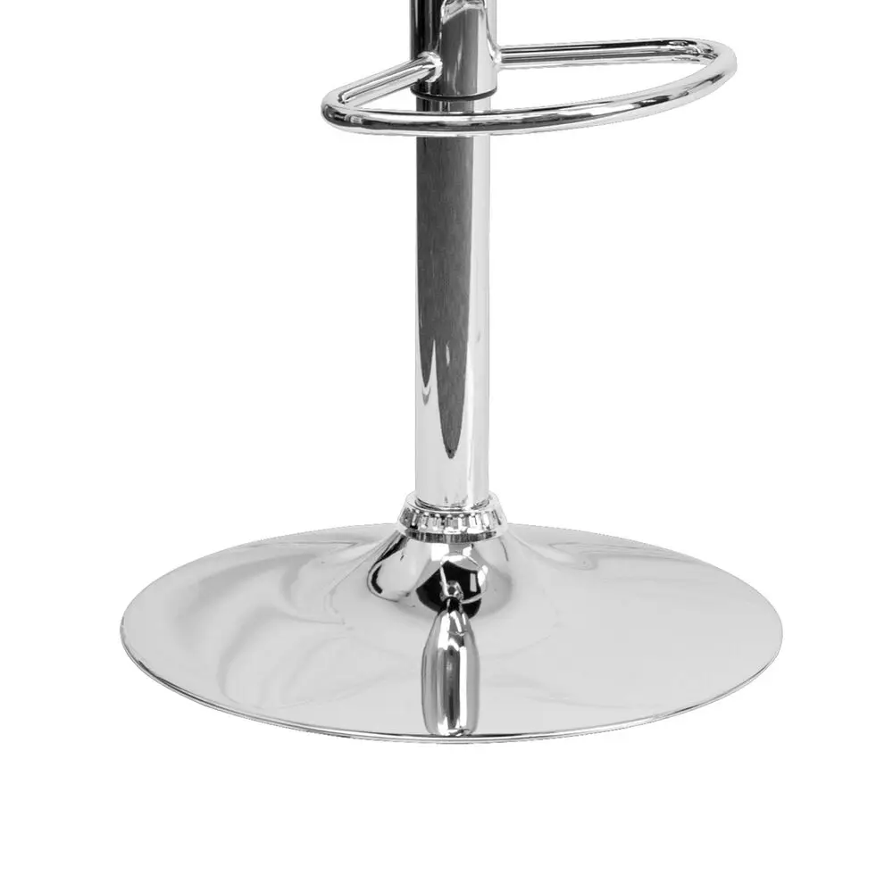 bar stool adjustable height swivel Leather Accent Chair with footrest