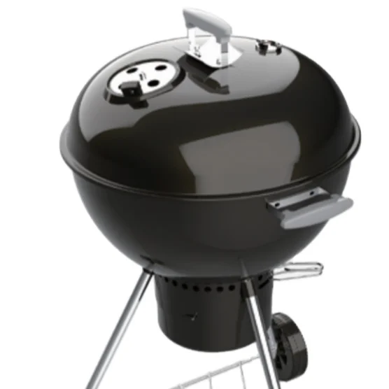 18 дюймов портативный гриль на углях с колесами для приготовления пищи на открытом воздухе барбекю Кемпинг барбекю уголь гриля чайника