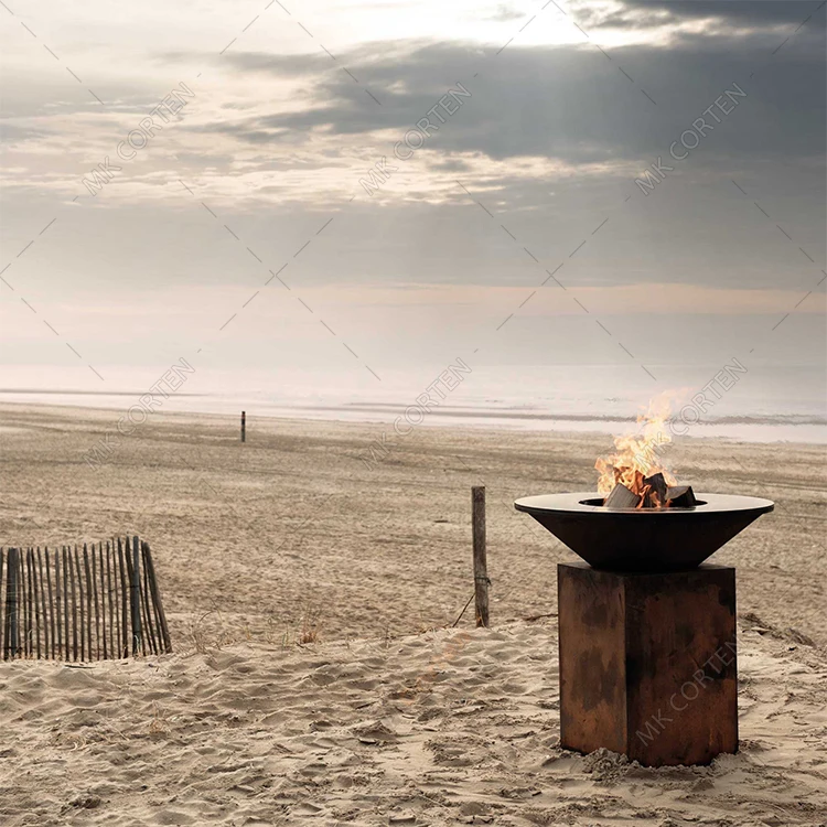 Alibaba Top Seller Outdoor Garden Home Metal Corten Steel Bbq Fire Pit