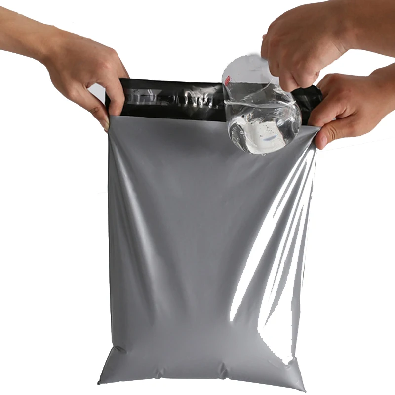 New Boutique Chen Color Series Waterproof Wear-resistant Bag Customized Delivery Gray Envelope Express Bag