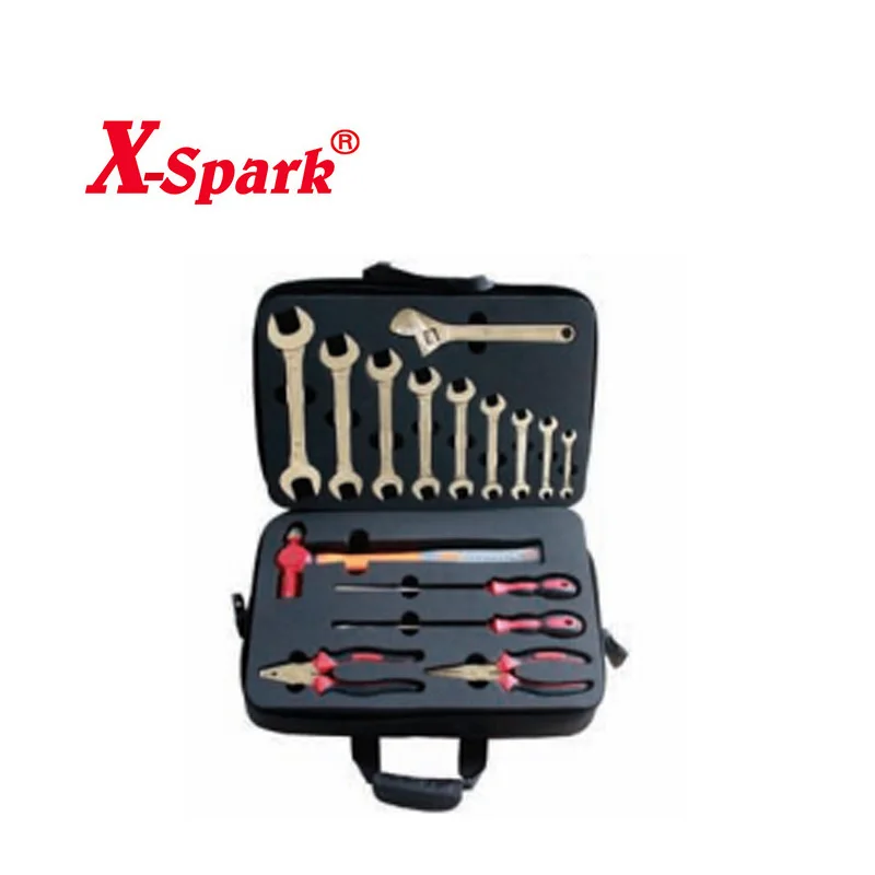 X-SPARK Non Magnetic No spark explosion-proof Tool Set-68pcs