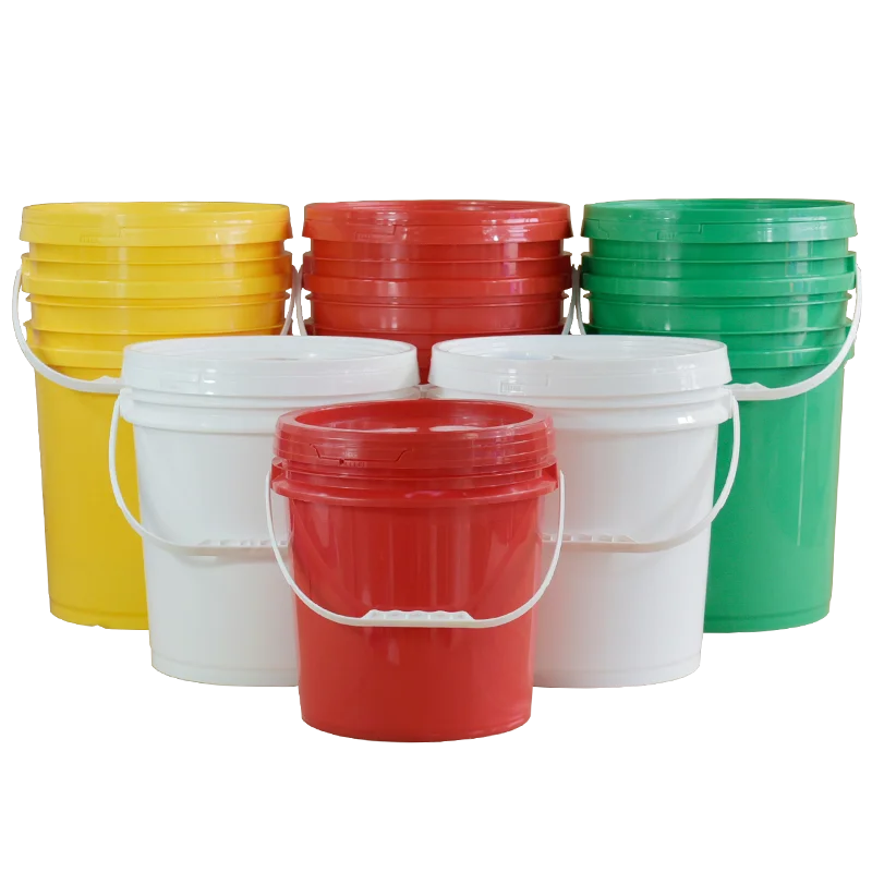 
Wholesale 5 Gallon White Plastic Buckets With Lid Plastic-Paint-Bucket 