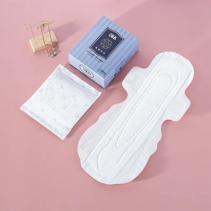 Оптовая продажа низкая цена женские хлопковые ультратонкие ночные гигиенические прокладки одноразовые китайские