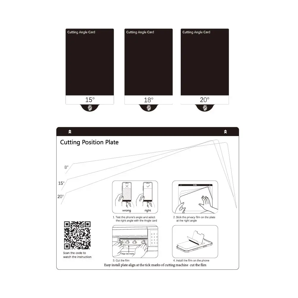 Factory Supply Matt Privacy Phone Mirror 6mm Price Screen Protector Tempered Glass