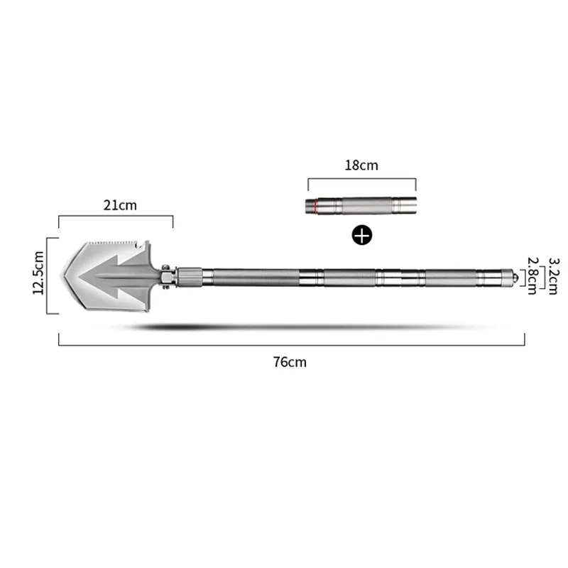 Outdoor Tools Multi-functional Folding Sapper Camping Shovel Self-driving Tour Equipment