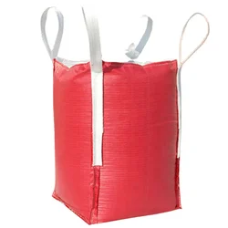 Low Cost Breathable FIBC Big Bag Canvas Firewood Plastic Ventilated Bulk Net Mesh Jumbo Packaging Bags for Sale