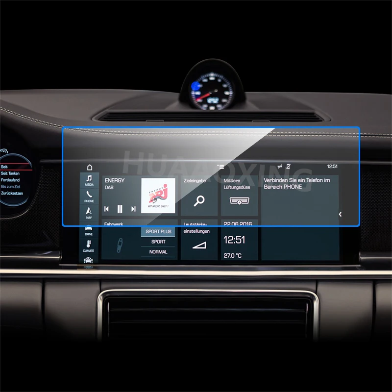 
Защитная пленка для сенсорного экрана навигатора автомобиля для Porsche Panamera Cayenne Macan 911 718 Cayman, сенсорный монитор с GPS-управлением 