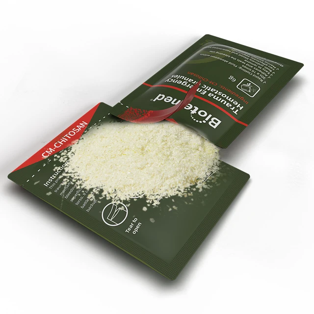 China Manufacture Quality Top Quality And Good Price First Aid Hemostatic CM-Chitosan Granules