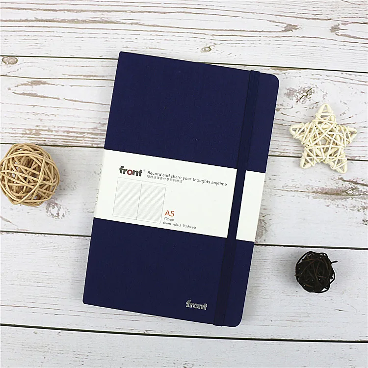 2021 FRONT Notebook Journal Genuine Leather A5 Diary Stationery Product Notebook Accept Customized Logo 96 Sheets,114 Sheets