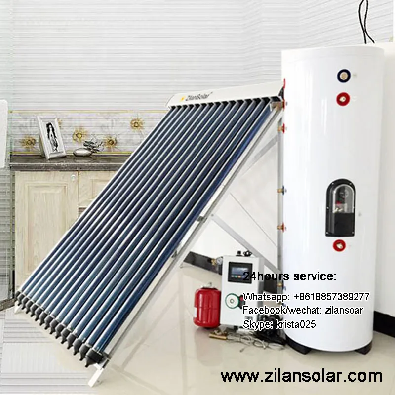 Solar boiler for room heating