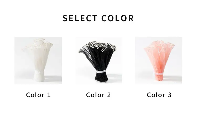 Pearl Mesh Flower Bouquet Packaging Luxury Black Florist Fresh Flower Wrapping Paper for Flowers