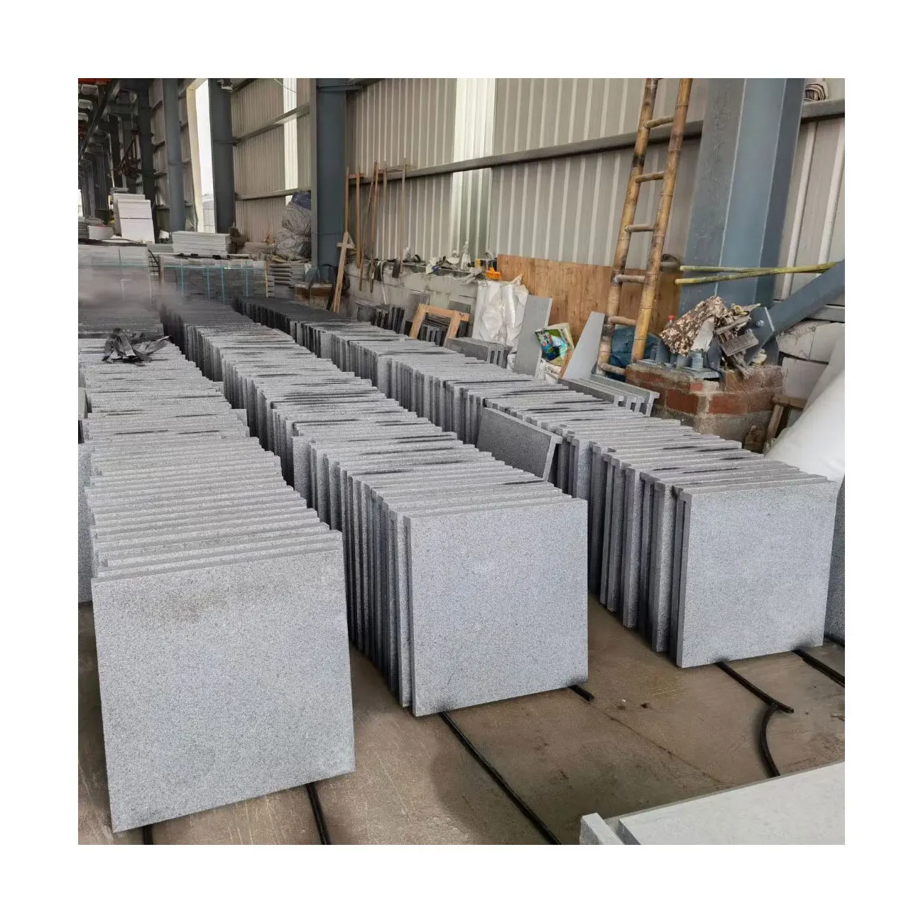 Hot sale granite stone  G633  anti-slip cheap natural granite paving outdoor swimming pool tile