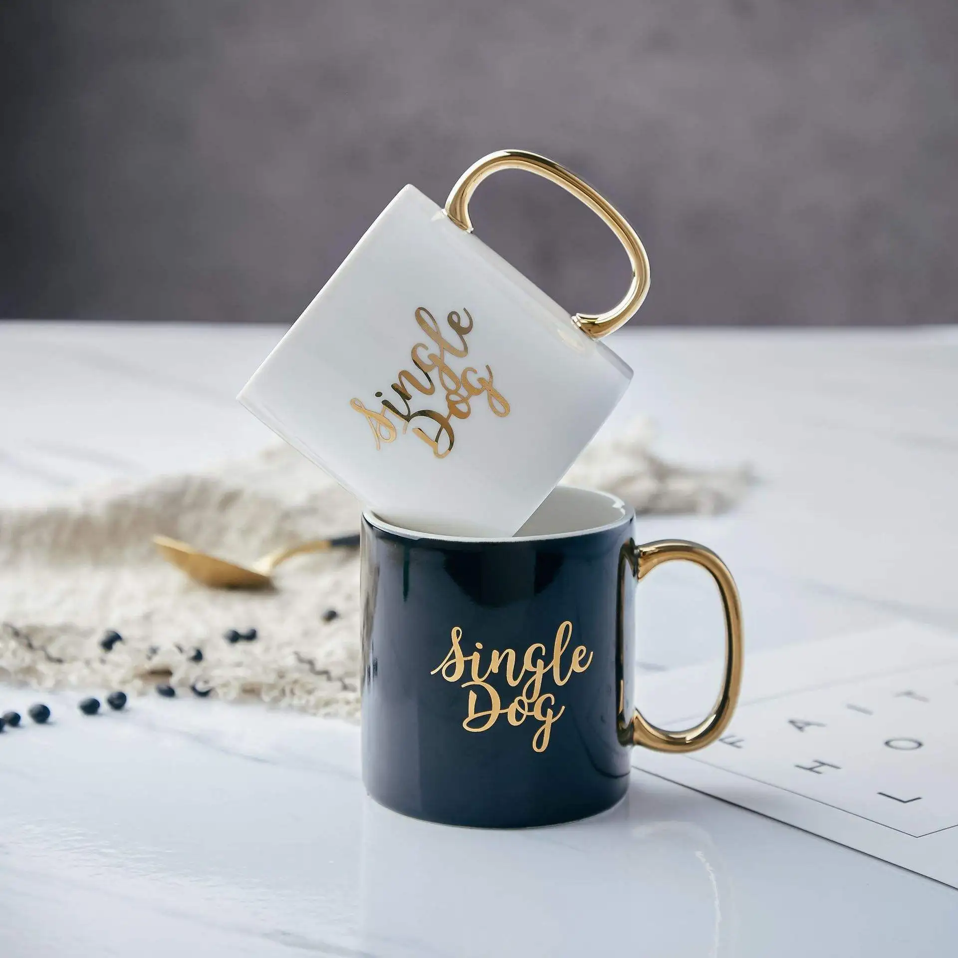 Ceramic Mugs Printing Logo Sticker Label For Porcelain Dinnerware Sets Water Transfer Decals Sticker