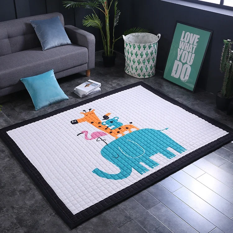 Large Kids Children Baby Crawling Rug Carpet Play Mat