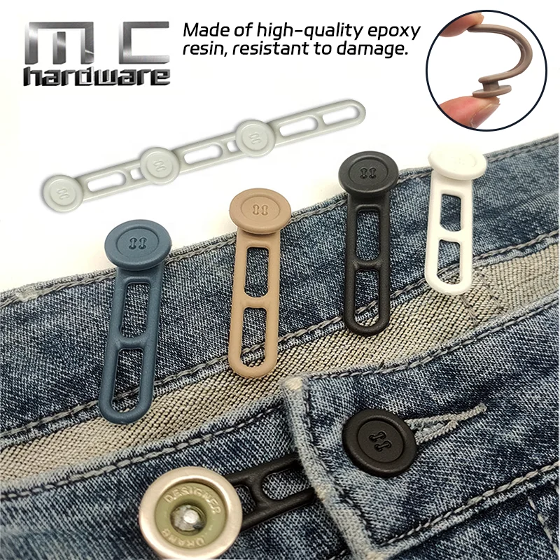 Wholesale Gadgets Rigid Plastic Accessories for Clothes Button Garment Accessories Denim Button Extender Shirt Button Extenders