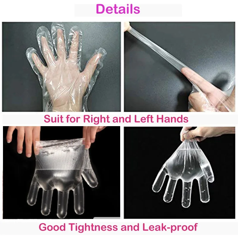 Cpe tpe hdpe disposable_ food grade china _ independent plastic gloves single packing Transparent Disposable Ldpe Pe cpe