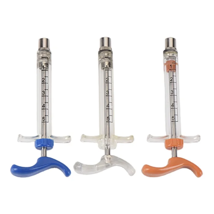 High quality veterinary syringe luer lock 5ml tpx syringe for vaccination