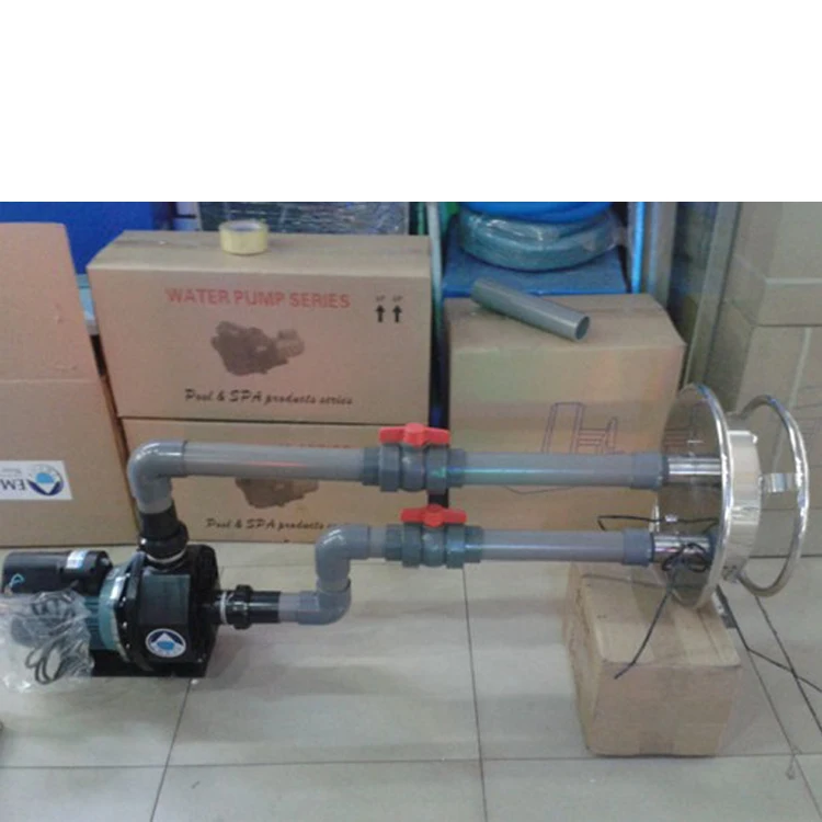 Stainless steel swim water jet swimming system for pool