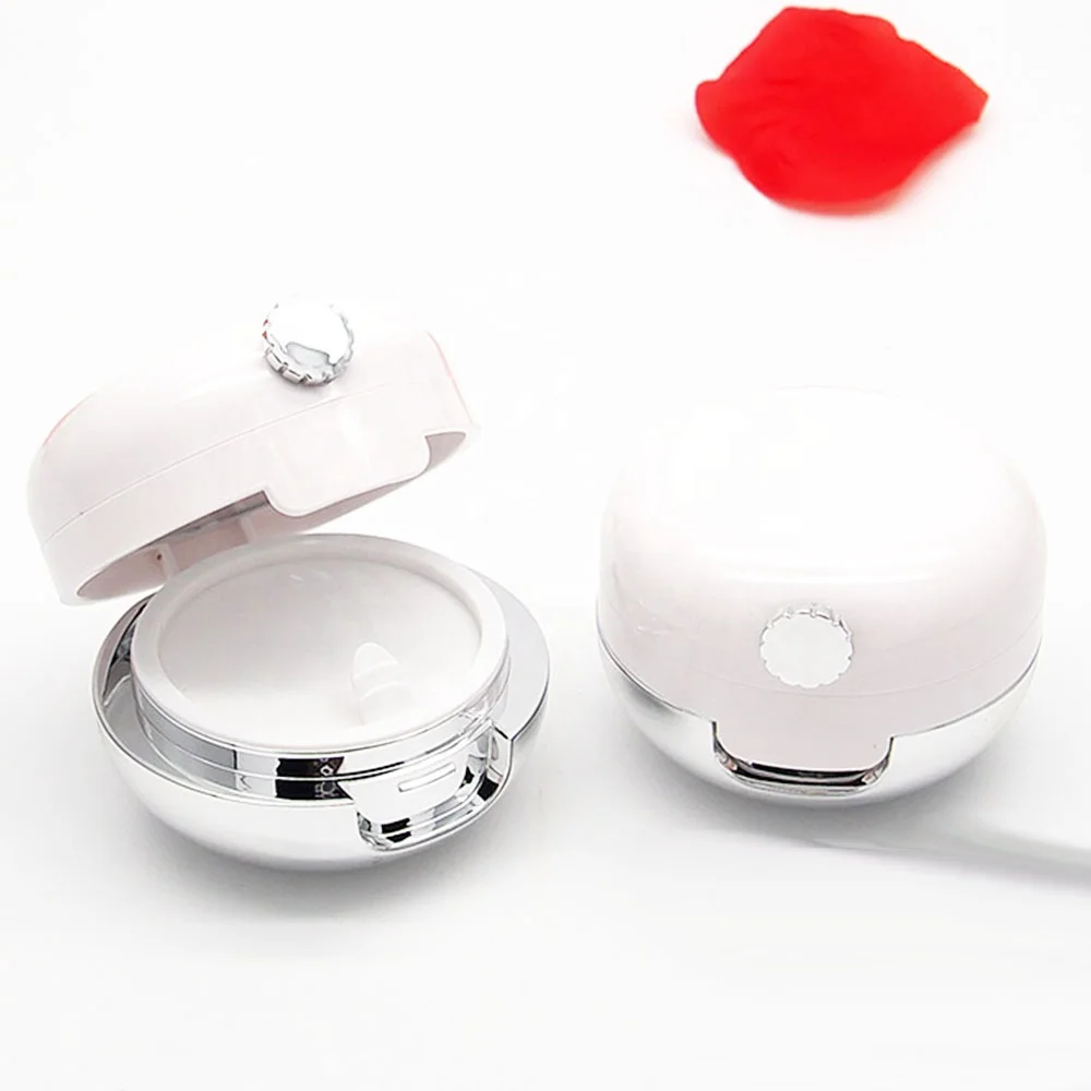 Wholesale different color 5/10g lip gloss case custom lip color lip balm container cosmetic packaging with silicon applicator