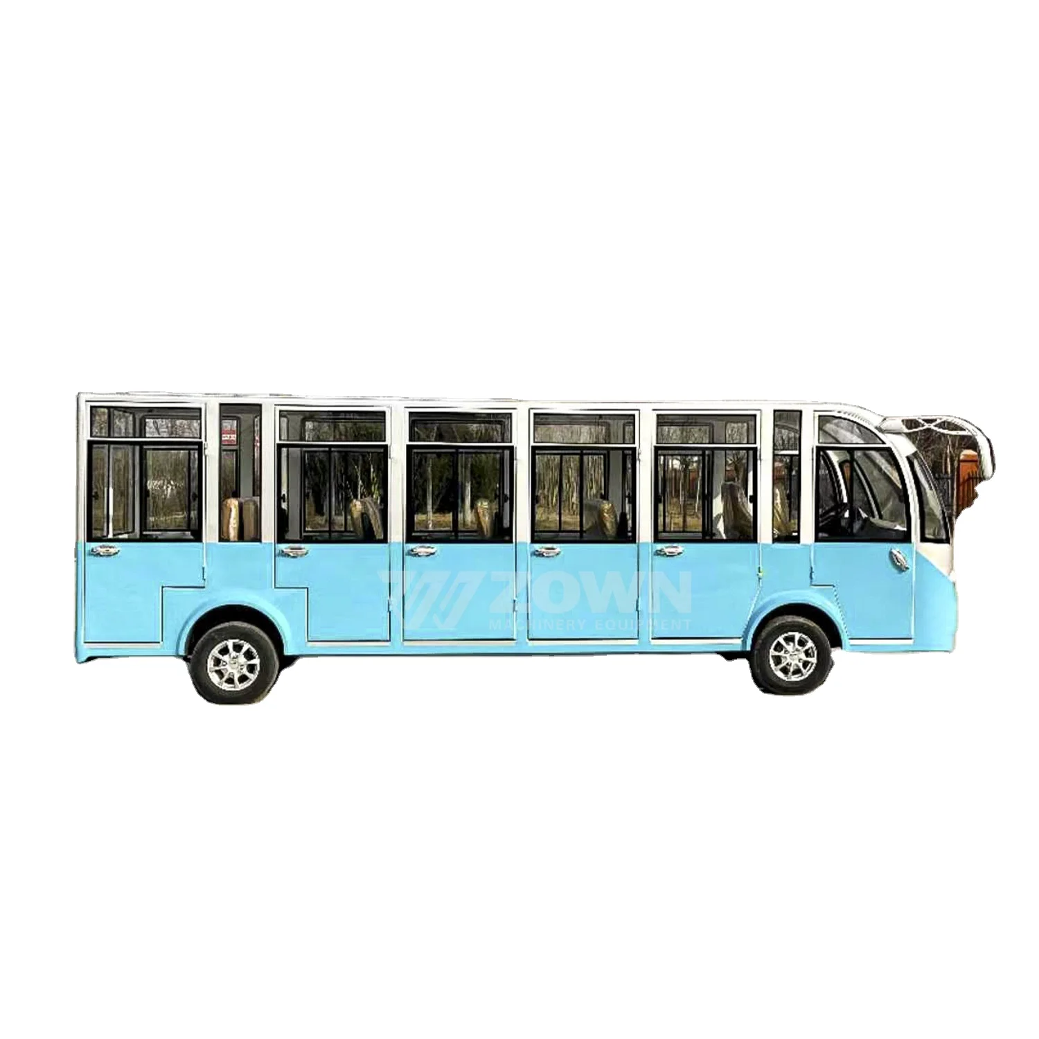 Factory direct sale cheap electric second-hand bus long-distance coach 16 seats 4x4 off-road bus