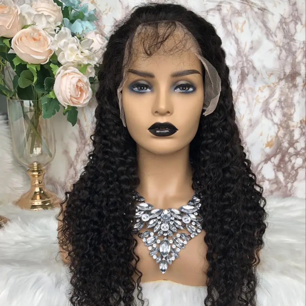 
Hot Selling Wigs For Sale Online Human Hair Medium Brown Lace Baby Hair Front Lace Wig 
