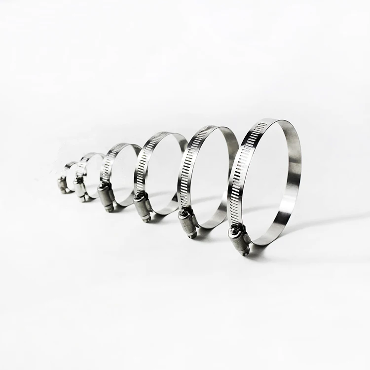 HSG factory auto part wholesale custom sizes auto radiator American and German type Hose Clamp