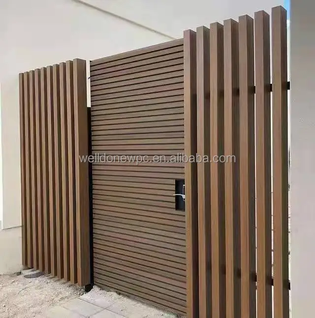 60x42mm/100x50mm Waterproof wpc wood plastic composite square tube