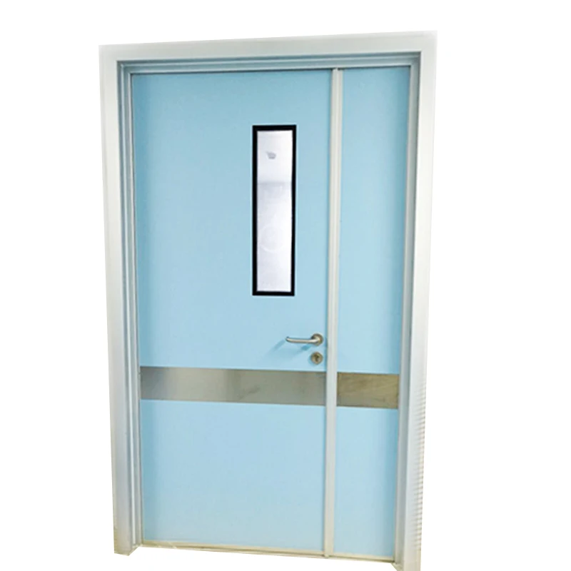 Aluminum swing doors for hospital lab pharmaceutical dust-proof hospital operating room door