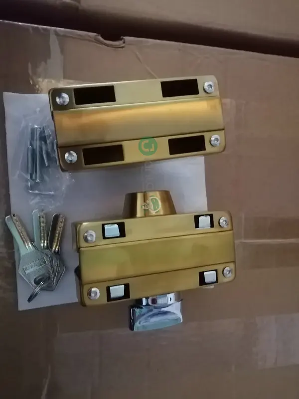 JL-403 Center Lock For Glass Door Lock Set Commercial Sliding Glass Door Lock
